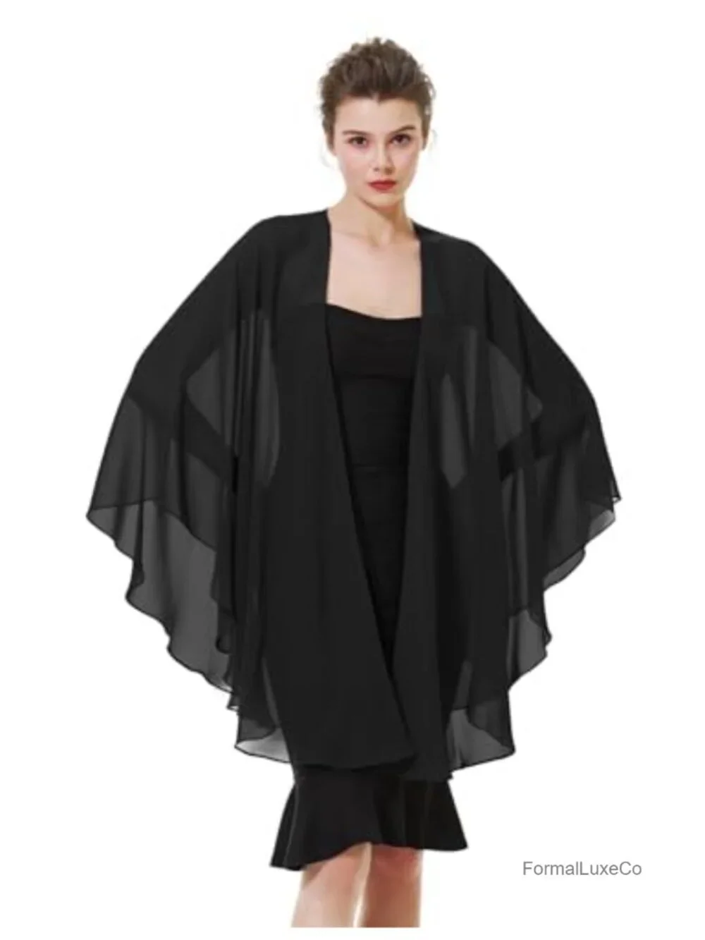 Chiffon Shawl Wrap Long Evening Scarf